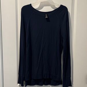 Active Life Dark Blue Long Sleeve Top
